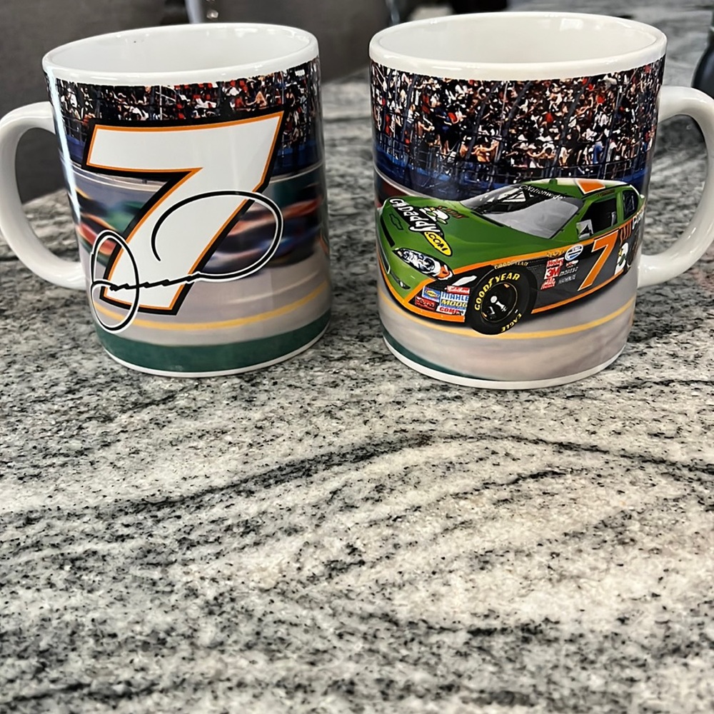 Set of 2 Danica Patrick NASCAR 15 oz jumbo mugs NEW